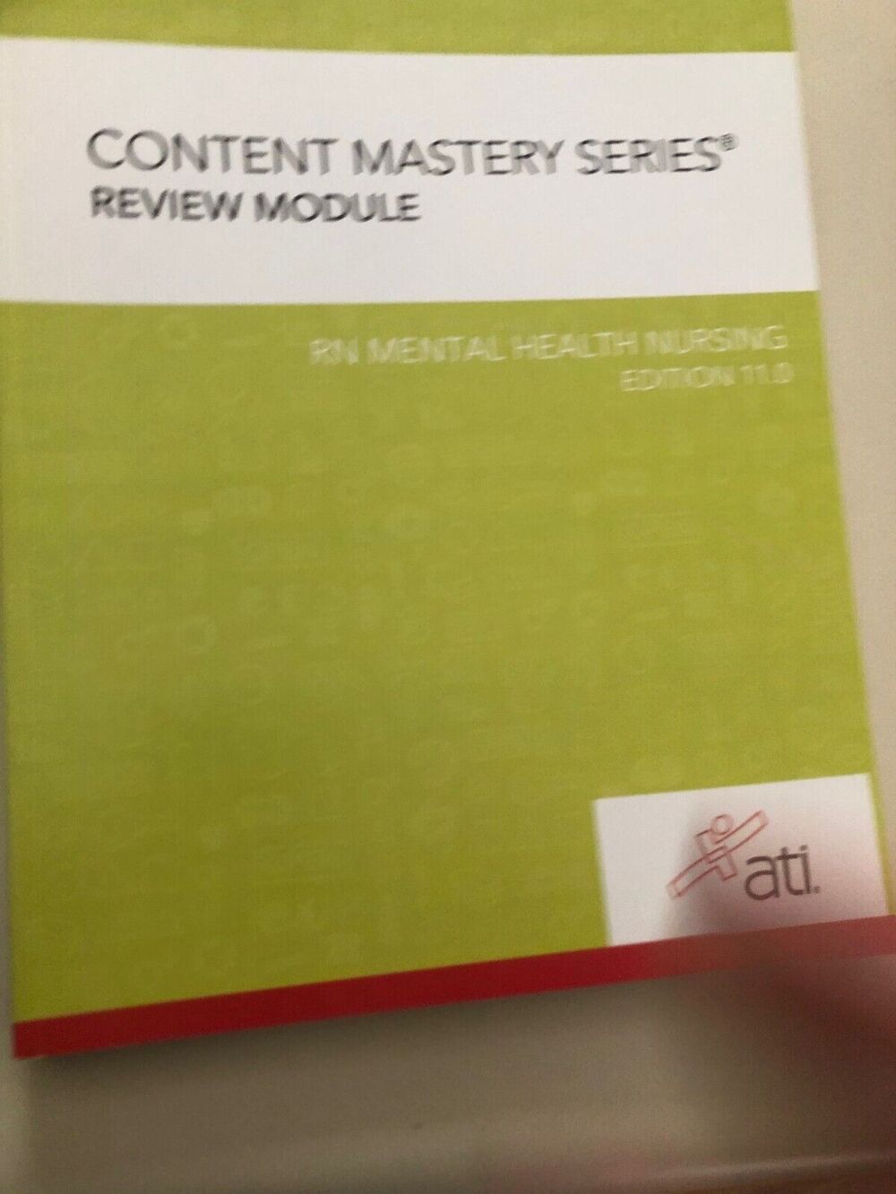 RN Mental Health Nursing Edition 110 Review Module